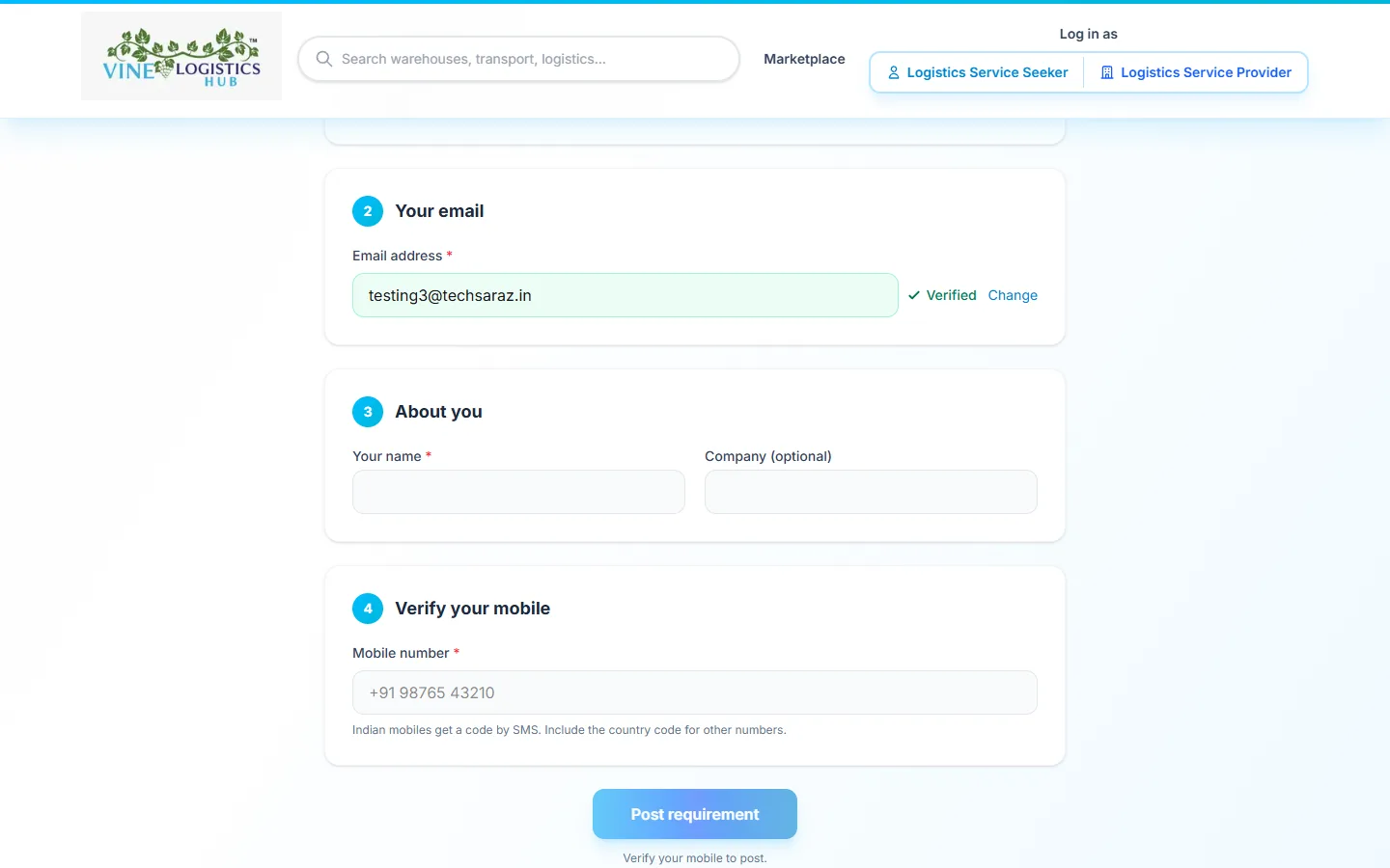 Email verified